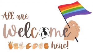 All are welcome at Youville graphic
