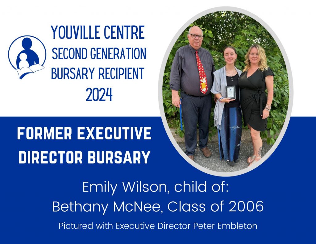 Youville 2024 Second Generation Bursary recipient Emily