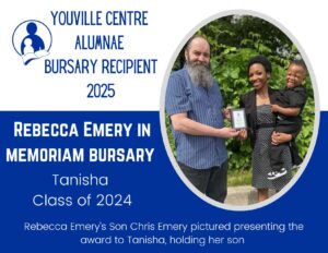 Alumnae Bursary 2025 Recipient Tanisha